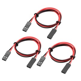 uxcell Female to Female 2P Jumper Wire 2.54mm Pitch Ribbon Cable Breadboard DIY 31cm 10pcs