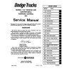 1967 Dodge Truck 100-800 Shop Manual
