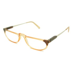 ColorViper Classic half eye reader Unisex composite spring temple Reading Glasses (brown, 3.00)