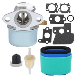 Harbot 790120 AM134697 Carburetor for John Deere JS63 JS63C JS40 JS45 JS60 JA62 JS61 JS63E JS60H JA65 JA60 SP6211 SP6213 21-inch Walk Behind Lawn Mower with Air Fuel Filter Tune Up Kit