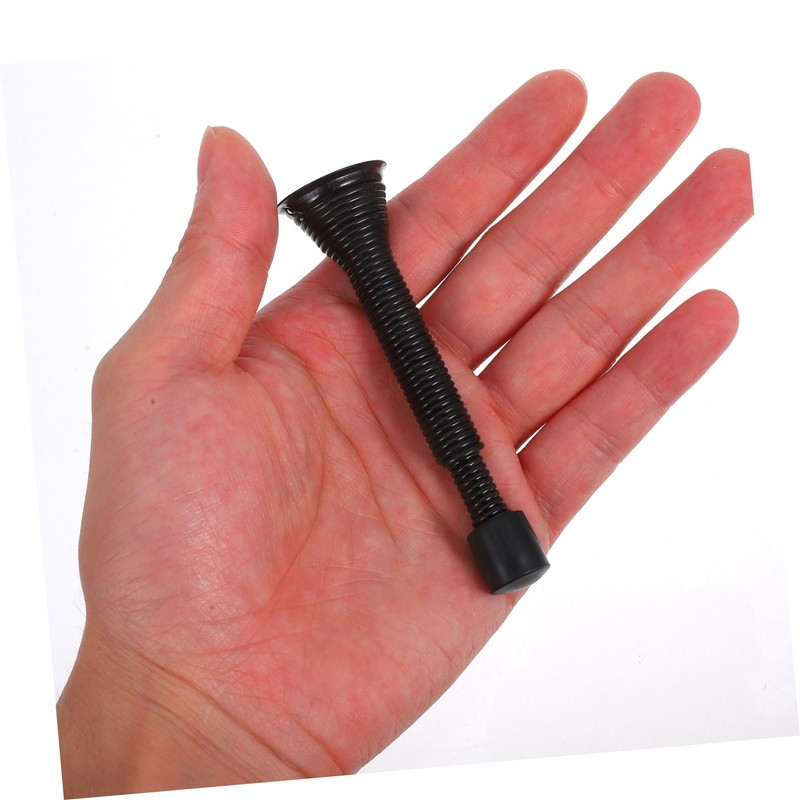DOITOOL Spring Door Stop with Rubber Bumper Low Mounted Door
