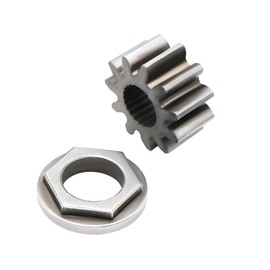 717-1554 Steering Shaft Pinion Gear & Bushing Kit Compatible with MTD 717-1554 941-0656A 741-0656 Fits Toro 112-0863 Cub Cadet LT1042 LT1045 LT1046 LT1050 Steering Pinion Worm & Hex Flange Bearing