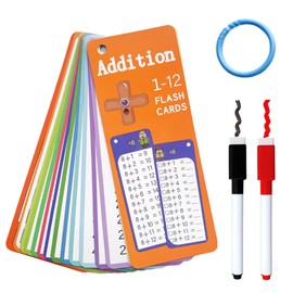 laeeyin 1 x 1 Multiplication Mathematics Learning Cards Learning Cards Children 1 x 1 Learning Game Disposable Table Cards from 1 to 12, Portable Learning Aid, Fun with Multiplication Table Learning