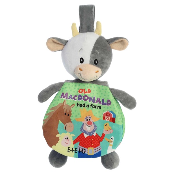 ebba™ Educational Story Pals™ Old Macdonald Baby Stuffed Animal - Bedtime Soft Book - Sensory Development - Multicolor 9 Inches