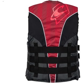 O'Neill Men's Superlite USCG Life Vest,Black/Black/Smoke/White,Large