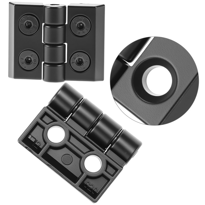 QWORK 2 Sets 2020 Series Door Handle and Frame Hinges