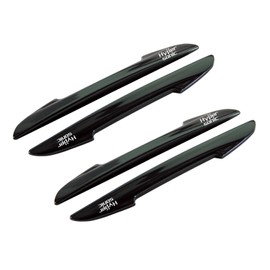 Hypersonic Car Door Edge Protector Guards Auto Plastic Black Door Molding Trim 4PCS