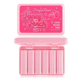 Set Labial Dragon Ranee Mate 6 Tonos Rosados Mini
