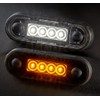 MelTruck® 2 x LED Marker Light Flat and Round Rubber