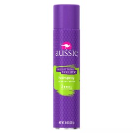 Aussie Maximum Hold Volumizing Hairspray 10 Ounce for All Hair Types Flat Hair Lift