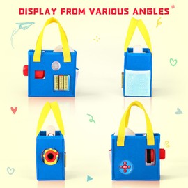 PISOSN Portable Carrying Case Compatible with Little Tikes Story Dream Machine Starter Set (Blue)