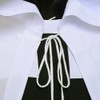 BLESSUME Medieval Knights Templar Hospitaller Hooded Cape (White 2)