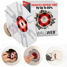 WALLWEB Innovative Drywall Repair Kit - 2 inches plus Hole Patch, Spackle Wall Repair, Drywall Patch Filler for Easy Wall Fixes - No Dry Wall or Tape needed