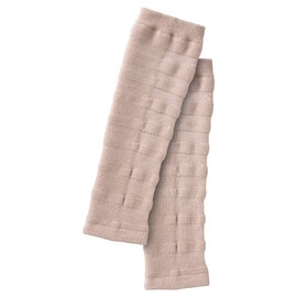 Warm Musubi Leg Supporter, Meguri to Nu Temperature Pressure Rhythm Supporter, One Size Fits Most, Cold Swelling Feel, Compression Massage, Made in Niigata Prefecture, biege, Free Size