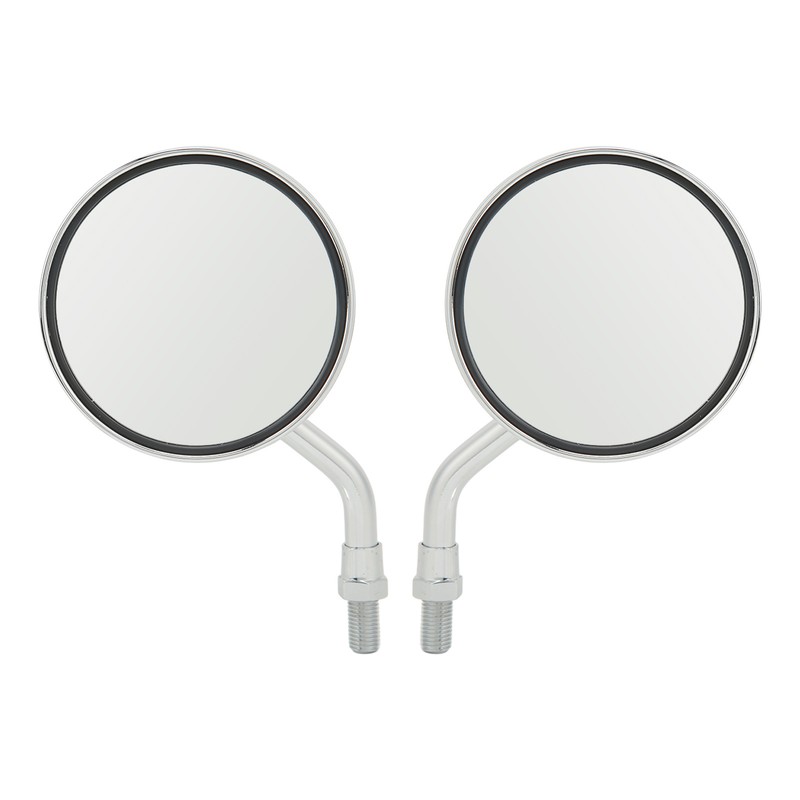 Universal Rear View Mirror 3.4in Wide Vision Handlebar Rear View