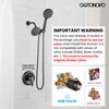 gotonovo Dual 2 in 1 Shower Head Kit High Pressure