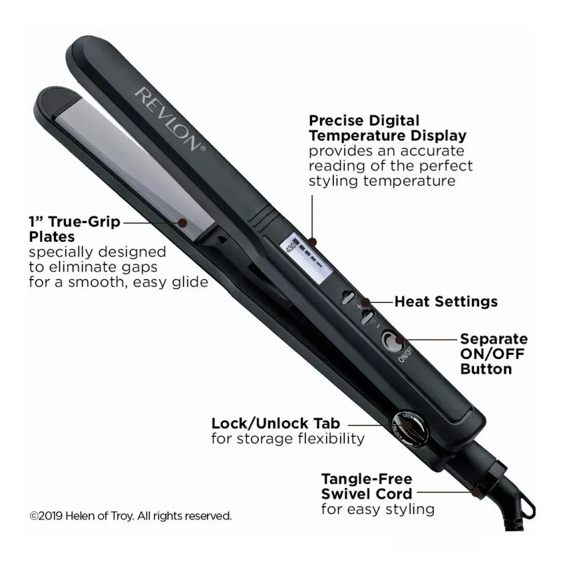 Revlon Combo Revlon Secadora + Alaciadora Turbo 1875w Ceramica