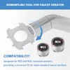 304 Stainless Steel Faucet Aerator Removal Tool for M22/M24 Recessed