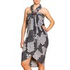 PANASIAM Sarong B901 Black Kikko, L, B901 Black Kikko