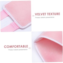 SHOWERORO Banda Aplicadora de Autobronceador Espalda Flocada Rosa, Herramienta Flexible para Aplicar Loción Bronceadora sin Goteo, Adecuado para Cuidado Corporal y Bronceado Uniforme