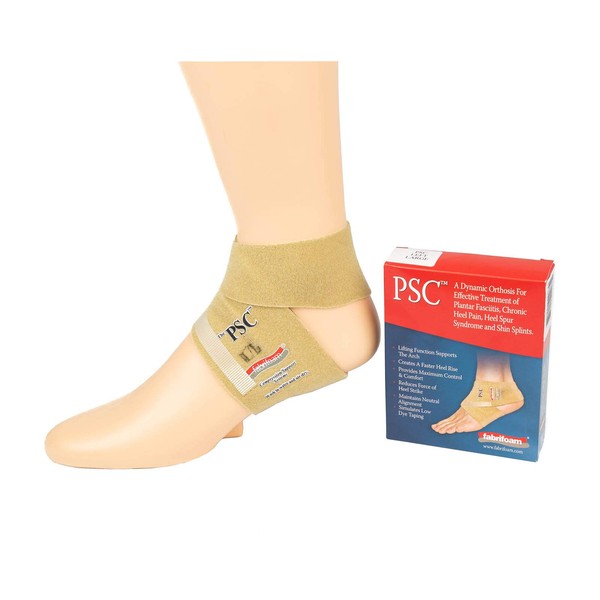 Fabrifoam - 81237213 The Pronation Spring Control (PSC) Ankle Wrap, Left, Large, For Plantar Fasciitis, Heel Pain, Heel Spurs, and Shin Splints