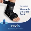 REVIX Ankle Ice Pack Wrap for Foot Discomfort Soothing, Reusable