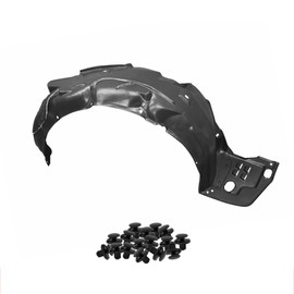 Parts N Go Fender Liner w/Clips For 2012-2015 Civic Sedan Front Right Passenger Side HO1249143 HO1249168 74101TR0A50 74101TR6A50 74101TT1A50