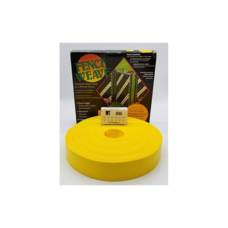 Pexco Brand Fence Weave 250' Roll - Yellow - Made