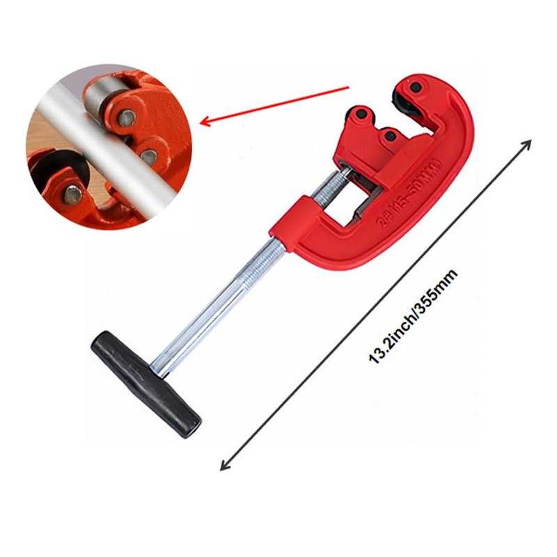 ELAIRUA Heavy Duty 1/8-2 Inch Pipe Cutter - Sharp and