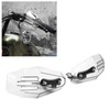 KIMISS Motorcycle Handguards, 2PCS Hand Guards Motorcycle Hand Guard Brush