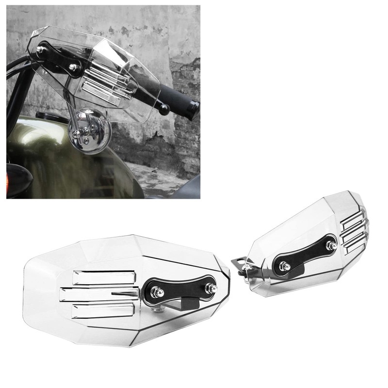 KIMISS Motorcycle Handguards, 2PCS Hand Guards Motorcycle Hand Guard Brush