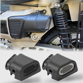 WOOGA Air Filter Guard Trim Cover Intake Box Clean Air Filter Cover Air Flow Duct Cover for Honda Hunter Cub CT125/Trail125 CT-125 Trail-125 2020-2025 (JA55/JA65) (Silver)