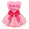 Dog Birthday Dress Dog Dress with Bowknot Tulle Birthday Princess