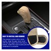 LAINLOY Car Gear Shift Knob Cover, Leather Protector Sleeve for