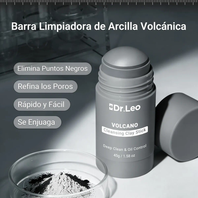 Dr.leo Mascarilla De Arcilla Barra Poros Y Puntos Negros 2pc