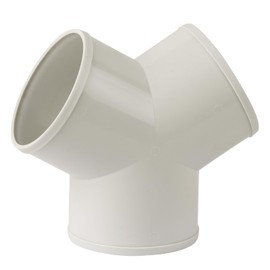 CABAX 3-Way Y Shape Plastic Duct Connector Splitter for Exhaust ABS Duct Connector Fan Dryer Vent Hose Adapter Splitter Fit for 4 Inch Hose