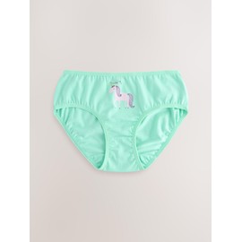 NEXT Floral Briefs - Pack of 7, Pink/Blue, 3 - 4 years