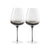 Aroma360 Hotel Collection | Dark Smoke Stem Clear Wine Glasses