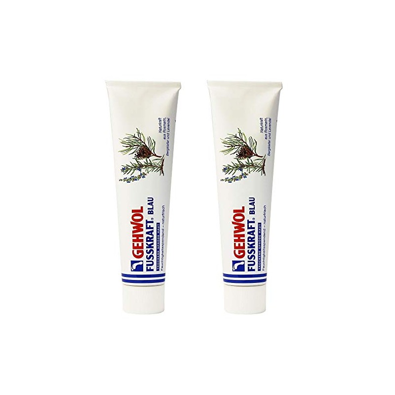 GEHWOL Fuskraft Blue Dry Brittle Skin Foot Cream 2x 125