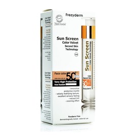 Frezyderm Sun Screen Color SPF50+ Velvet Face Cream 50ml