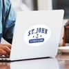 CafePress St. John Oval Car Bumper Sticker