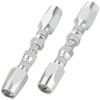 Peakloong 2PCS Reusable Hydraulic Fittings 1/4Inch ID Hydraulic Hose Field