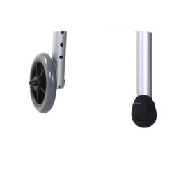 Furniture Footies Smaller Pre Cut Walker Tennis Ball Glides Heavy Duty Long Lasting Furniture Leg Floor Protection Accessory for Hard Floor Surfaces 2 Inch Black Size- One Pair