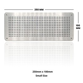 Air Brick Cover for Pest Proofing – Rat/Mouse Prevention Air Vent Cover – Aluminium Alloy Cover to Stop Rodents & pests Entering Property – for Internal or External use (Pack of 2, 100 X 250mm)