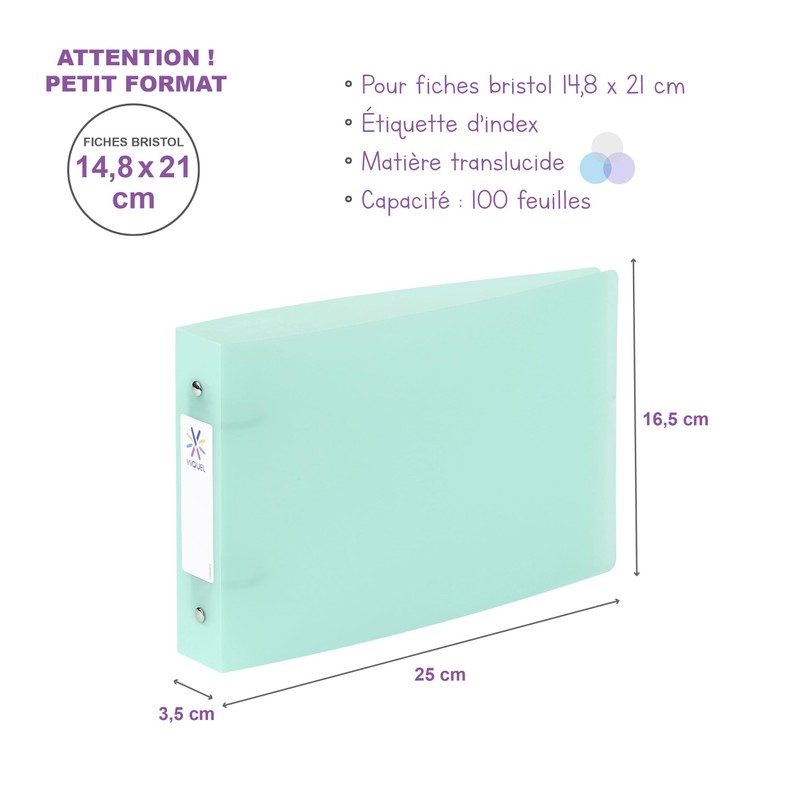 Viquel - Bristol Index Folder with Identification Labels - 2