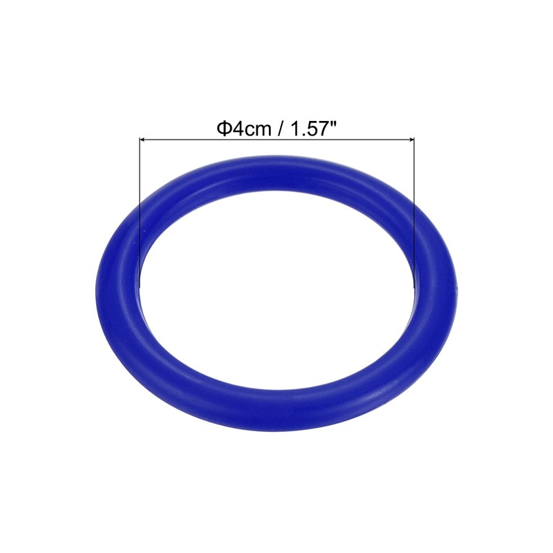 PATIKIL Carnival Ring-Toss Rings 4cm ID, 24 Pack Plastic Hoop