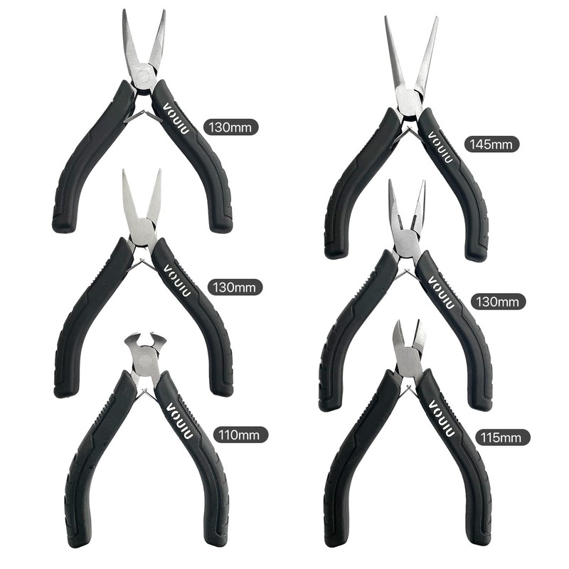 VOUIU 6-Piece Mini Pliers Set