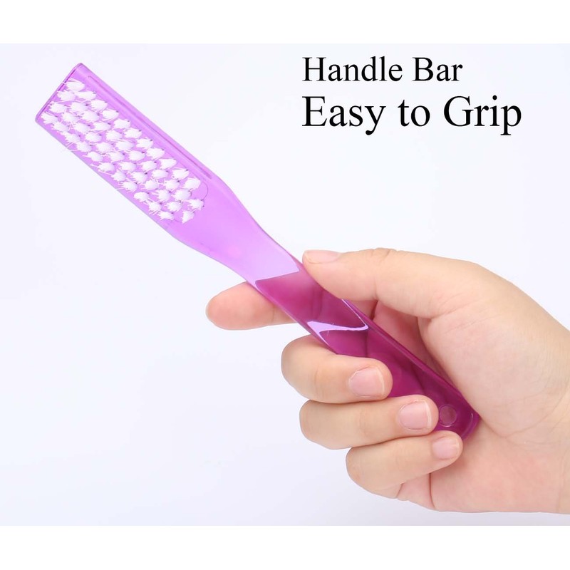 Wolfbeam Long Brush Nail Clean Brush Bath and Body 4Pieces
