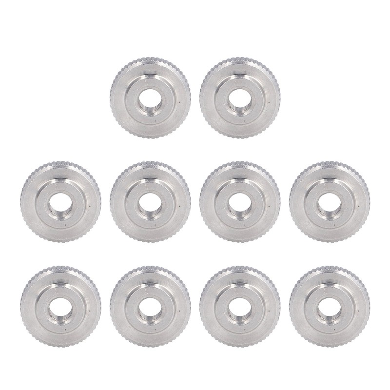 Knurled Thumb Nut 304 Stainless Steel Knurled Flat Head Through
