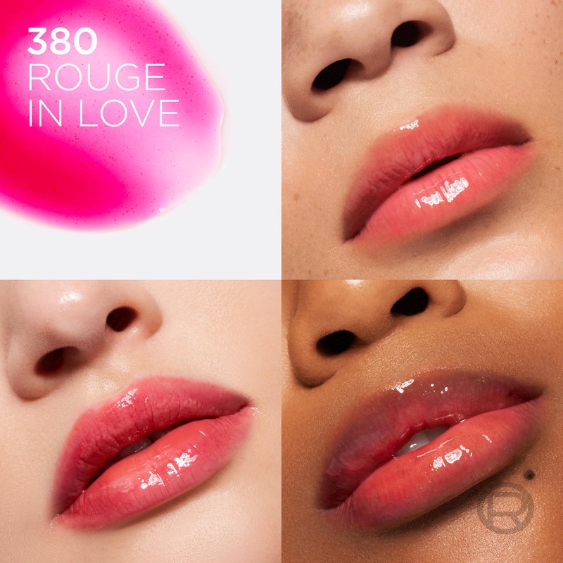 L'Oréal Paris Lip Plumping Gloss, Nourishing and Hydrating, Cooling Sensation,